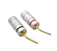 Spine a banana Spine for altoparlanti placcate in oro a vite aperte Connettore jack audio(Elastic Pin)