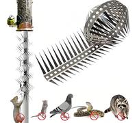 Spine anti-rampicanti per animali, per scoiattoli, deflettori per scoiattoli, per mangiatoie per uccelli, repellente per scoiattoli, deterrente per piccioni, nido per uccelli, respingere scoiattoli