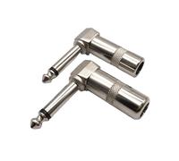 Spine Da 1/4 "Spine Da 6 35 Mm Spine Stereo Da 1/4 Pollici Maschio Connettore Ad Angolo Retto Per Mixer Cavi Per Altoparlanti Cavi Per Chitarra
