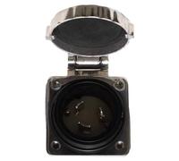 Spine e prese energia MARINCO, V: 220, A: 32-50, Modello: BIPOLARE MONOFASE 3 FILI 32-50 A (USA), Descrizione: Presa in Inox AISI 316, contatti maschio