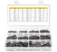 Spine elastiche Kit assortimento 120 pz perno di tensione a molla con intaglio