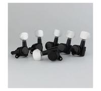 Spine per accordatura professionale per chitarra Colore Nero Chitarra Meccaniche Di Bloccaggio Chitarra Pirolo Di Accordatura Per Chitarra Testa Della Macchina(6L)