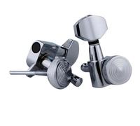 Spine per accordatura professionale per chitarra Meccaniche Per Chitarra Con Bloccaggio A 6 Pezzi Resistenti All'usura 1 Con Vite Di Montaggio Per Argento