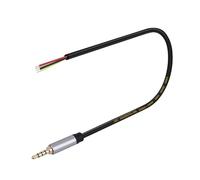Spine stereo maschio da 3,5 mm a cavo nudo a estremità aperta, cavo di ricambio per cuffie e microfoni per riparazione cavi stereo