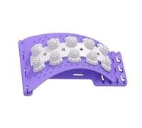 Spine Stretcher | PP Adjustable Back Massager Board 14.17In | 4 Level Lumbar Cracker Stretcher with Nodi | for Home Gym Correction Relax Slouching Prevention