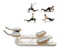Spine Twist Trainer con supporto per telefono, 41,9 cm Core Crawler a basso impatto per alleviare il dolore alla schiena, allungare le gambe e tonificare la vita, 99,8 kg Home Gym