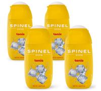 Spinel Soda, sciroppo con vitamine, senza zuccheri aggiunti, 4 x 65 ml, per un massimo di 40 l di bevanda pronta, set con 4 sciroppi (Tonica)