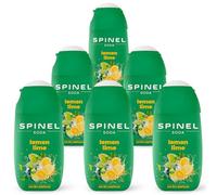 Spinel Soda, sciroppo con vitamine, senza zuccheri aggiunti, 6 x 65 ml, per un massimo di 60 l di bevanda pronta, set con 6 sciroppi (Limone e lime)