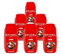 Spinel Soda, sciroppo con vitamine, senza zuccheri aggiunti, 6 x 65 ml, per un massimo di 60 l di bevanda pronta, set con 6 sciroppi (Cola)