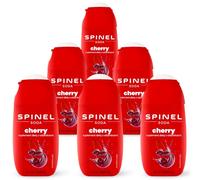 Spinel Soda, sciroppo con vitamine, senza zuccheri aggiunti, 6 x 65 ml, per un massimo di 60 l di bevanda pronta, set con 6 sciroppi (Ciliegia)