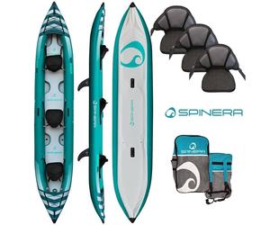 SPINERA Hybris 475 Kajak Inflatabile 3 Persone Kanau Touren