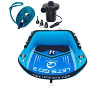 SPINERA Lets Go 2P Tubo Trainabile Funtube Per 2 Persone Pacchetto Giallo