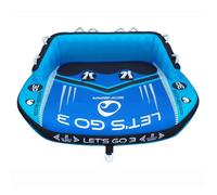 SPINERA Lets Go 3P Towable Tubo Funtube per 3 Persone Confezione Red