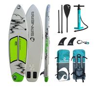 Spinera Light SUP Set completo - Tavola gonfiabile Stand Up Paddle Board 3 misure 10,6 | 11,2 | 11,8 ultraleggera e stabile, con pagaia, pompa e zaino (Light 10,6 | 320 x 82,5 x 15 cm)