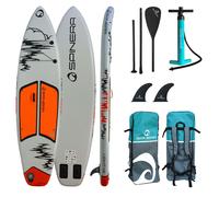 Spinera Light SUP Set completo - Tavola gonfiabile Stand Up Paddle Board 3 misure 10,6 | 11,2 | 11,8 ultraleggera e stabile - con pagaia, pompa e zaino (Light 11,2 | 320 x 84,5 x 15 cm)