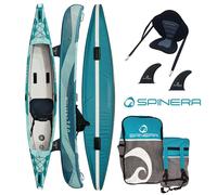 SPINERA Molveno 380 HDDS Kayak 1 Persona Inflatable Canoe Tour Kayak 385cm