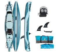 Spinera Molveno Kayak & Canoa | per 1 e 2 persone | Gonfiabile | Tecnologia Drop Stitch | stabile e leggero | per tutto il tempo libero Touring | anche in set con panca (Molveno 380 (1 persona)