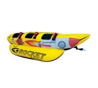 SPINERA Rocket 3 Persone Banana Funtube Confezione Rosso