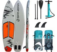 Spinera Light SUP Set completo - Tavola gonfiabile Stand Up Paddle Board 3 misure 10,6 | 11,2 | 11,8 ultraleggera e stabile - con pagaia, pompa e zaino (Light 11,2 | 320 x 84,5 x 15 cm)