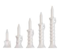 SpineTee Par a gradini di diverse lunghezze confezione da 10 pezzi, bianco