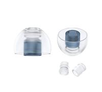 SpinFit Neo for IEM - L - Cuscinetti in silicone brevettati per sostituzione, vestibilità sicura e comfort supremo, riducono le reazioni allergiche, un set per ugelli normali e sottili (1 paio) (con