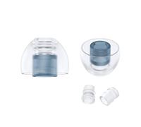 SpinFit Neo for IEM - M - Cuscinetti in silicone brevettati per sostituzione, vestibilità sicura e comfort supremo, riducono le reazioni allergiche, un set per ugelli normali e sottili (1 paio) (con