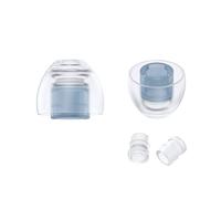 SpinFit NEO for IEM - S - Auricolari brevettati in silicone per sostituzione, vestibilità sicura e comfort supremo, riducono le reazioni allergiche, un set per ugelli normali e sottili (1 paio) (con