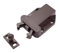 Spingere i fermi della porta aperta, Chiusura a scatto for armadio, confezione da 2 pezzi, non magnetica for aprire la serratura del cassetto 'armadio, premere il pulsante della camera letto(Black)