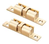 Spingere i fermi della porta aperta, Chiusura a sfera, chiusura a for mobili in ottone, 2 pezzi(Gold,57MM)