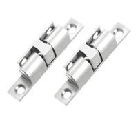 Spingere i fermi della porta aperta, Chiusura a sfera, chiusura a for mobili in ottone, 2 pezzi(Silver,40mm)