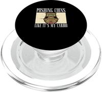 Spingere monete come se fosse il mio cardio per gli appassionati di Coin Pusher PopSockets PopGrip per MagSafe