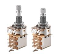 Spingere Tirare Audio Cono Potenziometri A250K 9 Spinotto 18mm Corto Diviso 2pz
