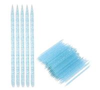 Spingi Cuticole, 100 Pezzi Spingi Cuticole per Cura delle Unghie Bastoncini per Cuticole Strumento Spingi Cuticole a Doppio Lato per la Pulizia, L'applicazione di Strisce per
