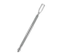 Spingi cuticole a doppia estremità per la rimozione delle unghie, penna punteggiante per unghie, in acciaio inox, per manicure e pedicure, strumento per la cura delle unghie
