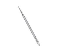 Spingi cuticole a doppia estremità per rimuovere le unghie e punteggiare, in acciaio inox, per manicure e pedicure, strumento per la cura delle unghie, strumento per la cura delle cuticole in acciaio