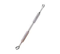 Spingi cuticole a doppia testa in acciaio inossidabile per rimuovere smalti per unghie delle mani e dei piedi Strumento per manicure a doppia testa in acciaio inossidabile