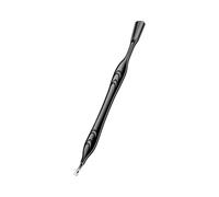 Spingi cuticole e tagliacuticole in acciaio inossidabile con design a doppia estremità per una cura precisa e un uso domestico in salone, strumento ergonomico per la cura delle unghie