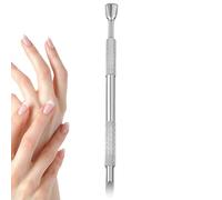 Spingi cuticole - Spingi unghie curvo professionale in acciaio inox, portatile, indispensabile per la tecnologia delle unghie, unghie incarnite, piccoli strumenti per pedicure e manicure per la cura
