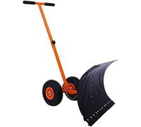 Spingi neve resistente con ruote per una rimozione efficiente della neve sul vialetto e sulla porta