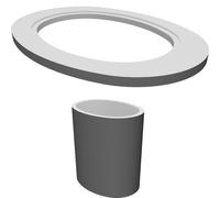 Spingicibo Pestello per Bosch MUM5 Robot Cucina Veggie Love Accessorio 3D