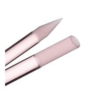 Spingicuticole in vetro rosa - 1 pezzo Bona Fide Beauty Manicure per la rimozione delle cuticole, spingicuticole professionale in vetro ceco