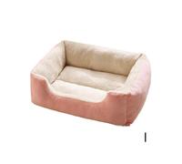 (Spink) Pink (J) $Cat and dog bed mat winter warm square bed small and medium-sized dog Teddy Corgi sofa bed four seasons universal pet bed