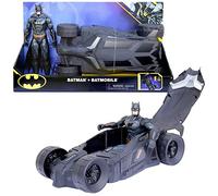 SpinMaster 6064628 Batman -Batmobile con personaggio 30cm
