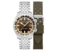 Spinnaker Bradner GMT SP-5121 - Orologio automatico da uomo, 42 mm, con cinturino in acciaio inox massiccio
