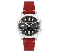 Spinnaker Bradner Orologio Automatico da Uomo - Cassa in Acciaio Inossidabile 316L da 42 mm, Movimento Giapponese, Cinturino in Vera Pelle, Resistenza all'Acqua 18 ATM, Nero Inchiostro - SP-5062-01