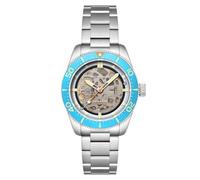 Spinnaker Croft 42 - Orologio automatico da uomo, 42 mm, con cinturino in acciaio inox massiccio SP-5134, Ceramica Blu, Bracciale