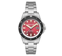 Spinnaker | Orologio automatico Croft Pioneer | 42mm, Rosso Sangria, Croft Pioneer Automatico