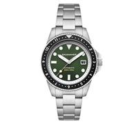 Spinnaker Croft Pioneer SP-5136 - Orologio automatico da uomo, 42 mm, con cinturino in acciaio inox massiccio, Verde giada, Croft Pioneer Automatico