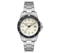 Spinnaker Croft Pioneer SP-5136 - Orologio automatico da uomo, 42 mm, con cinturino in acciaio inox massiccio, Grigio nebbia, Small (6 - 7.5 Inch), Croft Pioneer Automatico