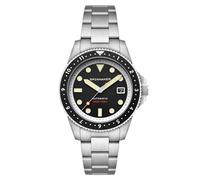 Spinnaker Croft Pioneer SP-5136 - Orologio automatico da uomo, con cinturino in acciaio inossidabile massiccio, 42 mm, Nero Ombreggiato, Croft Pioneer Automatico